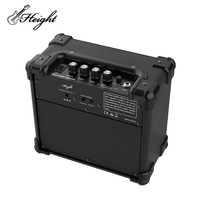 back side of 10W AG-09 electric guitar amplifier 