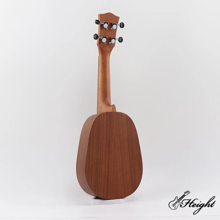 Hot Sale 21 Inch Sapele Pineapple Ukulele For Beginners