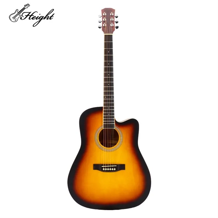 6-strenget akustisk guitar, højrehåndet
